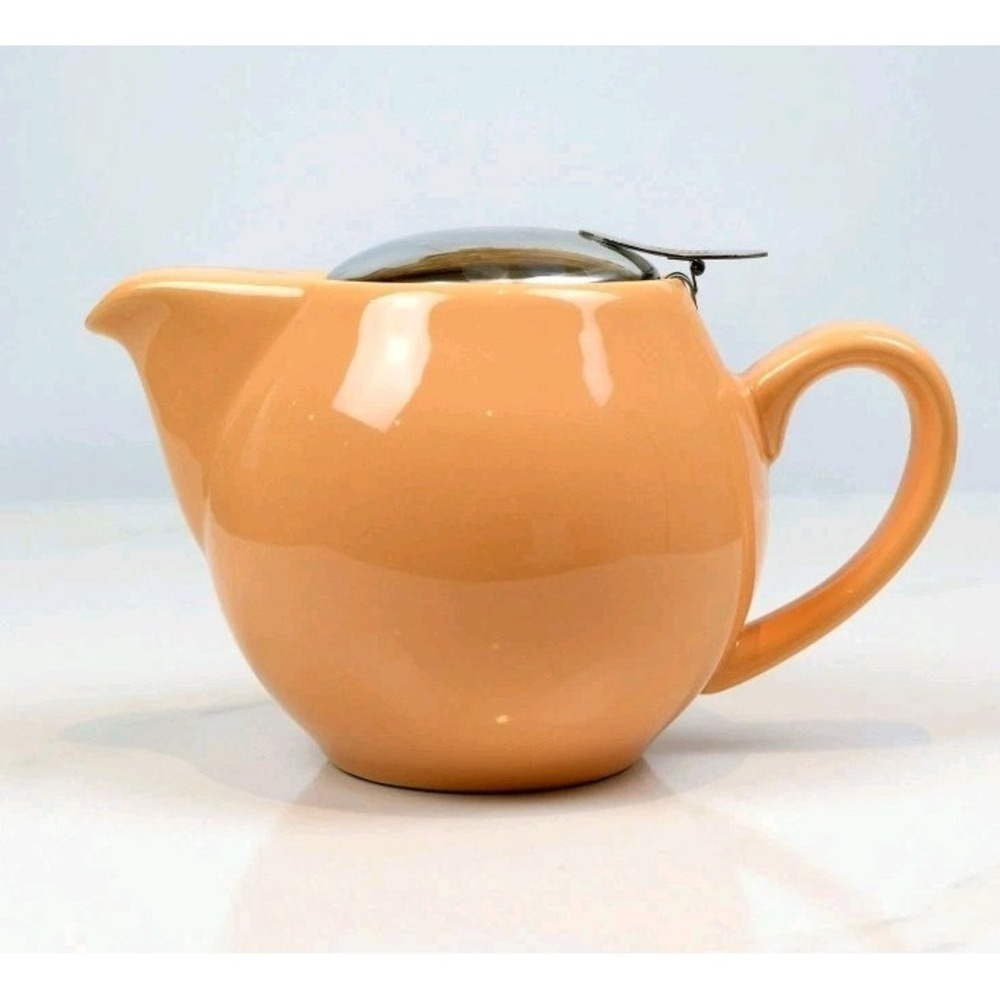 Tea Pot for Loose Leaf Tea (0.5 Litre) - Orange - Picture 6 of 6